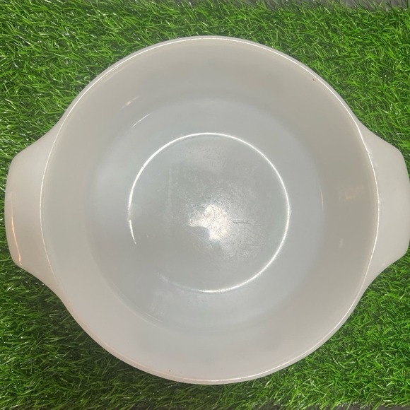 Vintage Anchor Hocking Fire King Meadow Green 437 casserole 1.5 qt - Picture 4 of 9